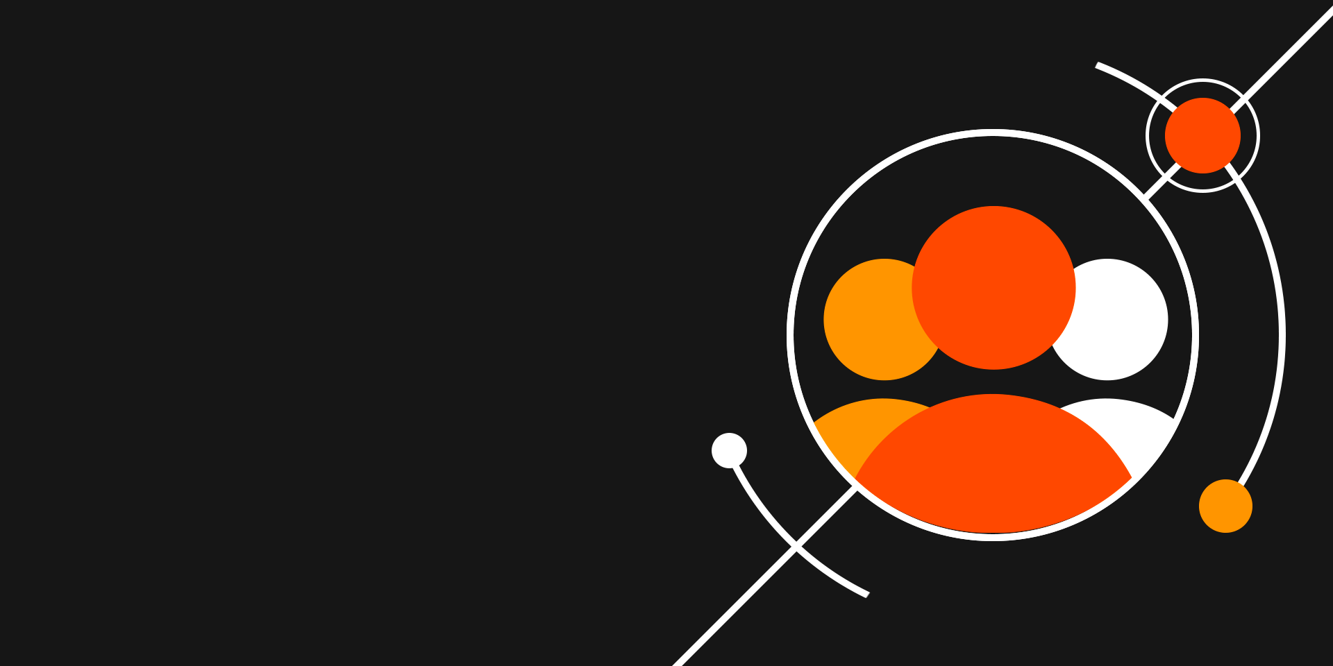 Fun+ People_ Brandedbackground_banner_mainly black color with little references of orange, red and white.