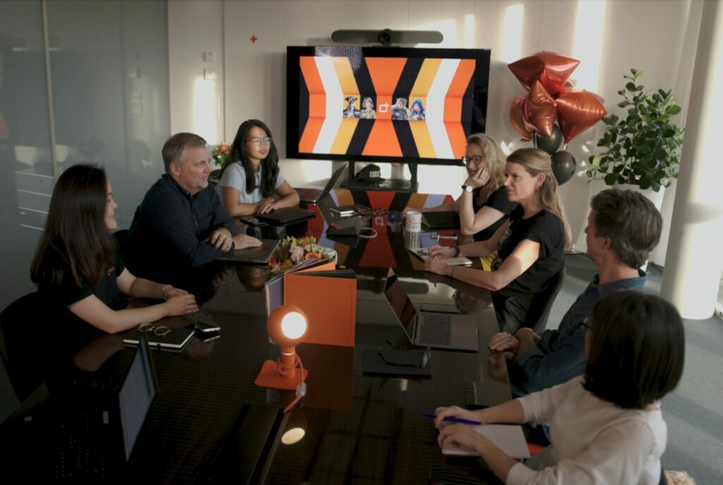 In this image, we can see FunPlus people in a Meeting room. FunPlus offices